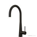Oliveri Essente 251mm Goose Neck Sink Mixer, Brushed Black