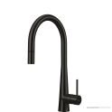 Oliveri Essente 251mm Pull Out Goose Neck Sink Mixer, Brushed Black
