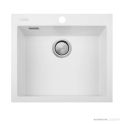 Oliveri Santorini Granite Topmount Large Single Bowl Sink 600mm, White ST-WH1561 OF