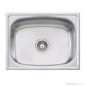 Oliveri Laundry Inset Single Bowl Sink 70 Litre Tub 630mm, Stainless TI70 LTH