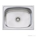 Oliveri Laundry Inset Single Bowl Sink 70 Litre Tub 630mm, Stainless TI70 RTH