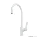 Oliveri Verona 220mm Goose Neck Sink Mixer, White
