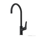 Oliveri Verona 220mm Goose Neck Sink Mixer, Matte Black