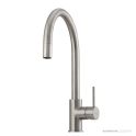 Oliveri Venice 220mm Pull Out Goose Neck Mixer, Brushed Nickel