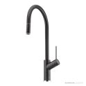 Oliveri Vilo 210mm Pull Out Spray Sink Mixer, Black Granite