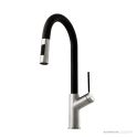 Oliveri Vilo 203mm Pull Out Spray Sink Mixer, Brushed Chrome