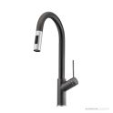 Oliveri Vilo 203mm Pull Out Spray Sink Mixer, Black Granite