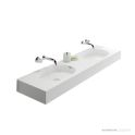 Omvivo Arki 1500mm Double Wall Basin, Matt White