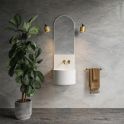Omvivo Marrakech Wall Basin, Splashback & Mirror
