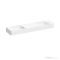 Omvivo Mod 1200mm Wall Basin, Double, Matt White