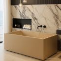Pietra Bianca Cube 1700mm Stone Freestanding Bath