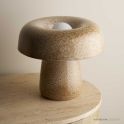 Robert Gordon Pottery Nest Table Lamp White Ochre
