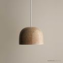Robert Gordon Pottery Large Bell Pendant White Ochre
