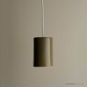 Robert Gordon Pottery Large Cylinder Pendant Olive