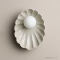 Robert Gordon Pottery Oyster Wall Sconce Shale