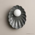 Robert Gordon Pottery Oyster Wall Sconce Storm