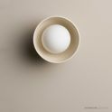 Robert Gordon Pottery Bowl Wall Sconce Poppyseed
