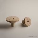 Robert Gordon Pottery Small Wall Hook White Ochre