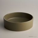 Robert Gordon Pottery Clay 350 Round Hand Basin Olive