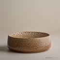 Robert Gordon Pottery Kiln 360 Round Hand Basin White Ochre