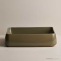 Robert Gordon Pottery Kiln 515 Rectangular Hand Basin Olive