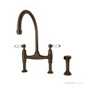 Shaws by Perrin & Rowe Pendleton Kitchen Mixer with Spray Rinse - English Bronze