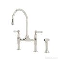 Shaws by Perrin & Rowe Pendleton Kitchen Mixer with Spray Rinse - Polished Nickel