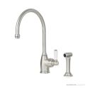 Shaws by Perrin & Rowe Yarrow Kitchen Mixer with Spray Rinse - Pewter