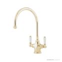 Shaws by Perrin & Rowe Ribble Kitchen Mixer - Gold 
