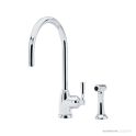 Shaws by Perrin & Rowe Roeburn Kitchen Mixer with Spray Rinse - Chrome