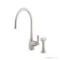 Shaws by Perrin & Rowe Roeburn Kitchen Mixer with Spray Rinse - Pewter