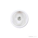 Shaws of Darwen Round Sink, White