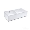 Shaws of Darwen Shaker Double 800 Butler Sink, White