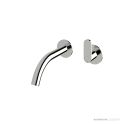 Sussex Duet Progressive Wall Basin Mixer System 165mm