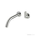 Sussex Duet Progressive Wall Basin Mixer System 200mm