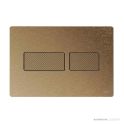 TECE Solid Flush Button, Brushed Bronze