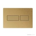 TECE Solid Flush Button, Brushed Brass