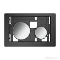 TECE Loop Glass Flush Button Only, Chrome
