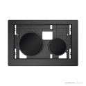 TECE Loop Glass Flush Button Only, Gloss Black