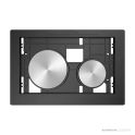 TECE Loop Glass Flush Button Only, Stainless Steel