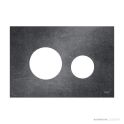 TECE Loop Glass Flush Plate Cover Only, Slate Grey
