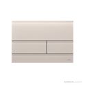 TECE Square Glass Flush Button, Beige Satin