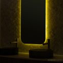 Basin Lab Illumi Coloured Backlit Halo Mirror, Rectangle 900mm x 500mm