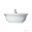 Victoria & Albert Amiata 1650mm Stone Freestanding Bath, Gloss White