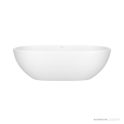 Victoria & Albert Barcelona 1700mm Stone Freestanding Bath, Gloss White