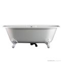 Victoria & Albert Cheshire 1744mm Stone Bath with Ball + Claw Feet, White Metal