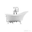 Victoria & Albert Drayton 1685mm Stone Bath with Ball + Claw Feet, Gloss White