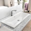 Victoria & Albert Rosendale 91 Stone Drop In or Undermount Basin 916 x 382 x 148mm, with Overflow, Gloss White