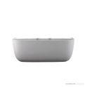 Victoria & Albert Eldon 1749mm Stone Back to Wall Bath, Gloss White