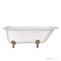 Victoria & Albert Hampshire 1500mm Stone Bath with Ball + Claw Feet, Polished Brass